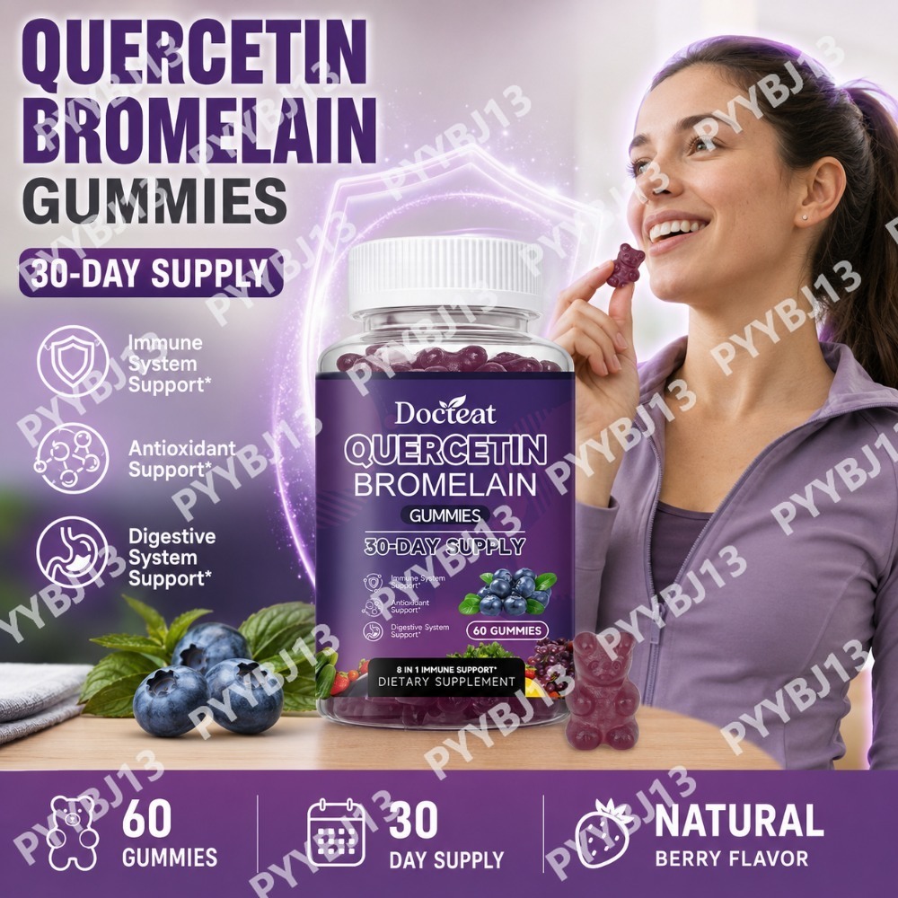 Wellness Quercetin - Docteat Quercetin Bromelain Gummies with Vitamin