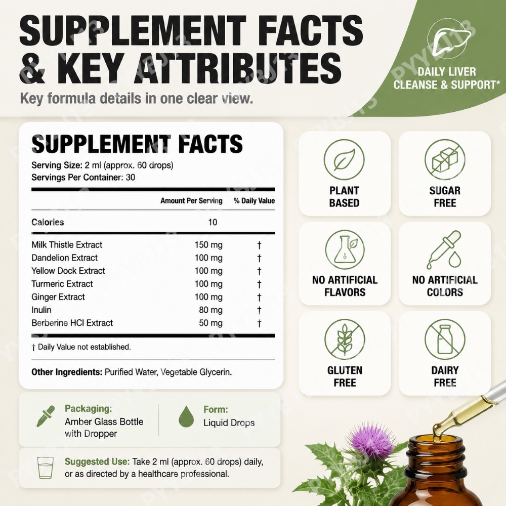 Liver Support Drops with Berbe - Herbal Wellness Drops review and price