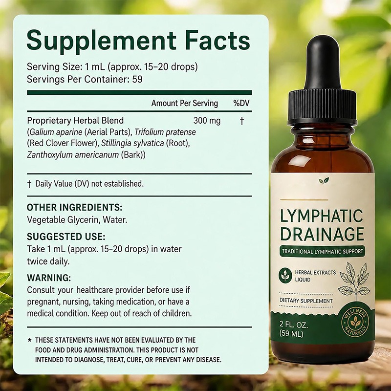 59ml Drenaje Linfatico Natural - Herbal Wellness Drops review and price